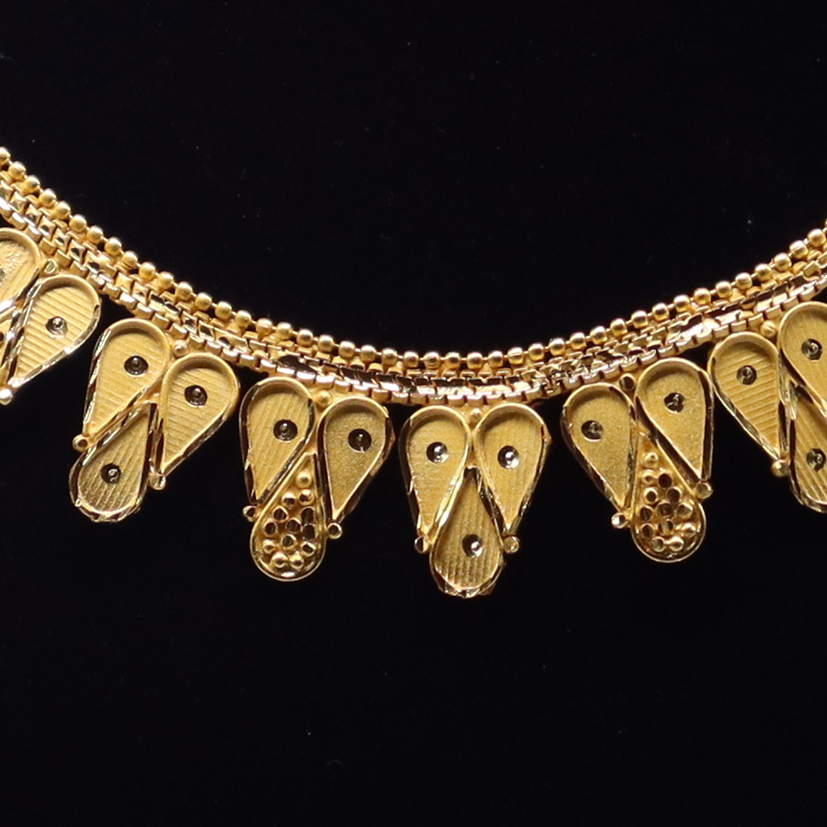 1.5 gram Gold Plated Necklace Set JGP059 - Image 6