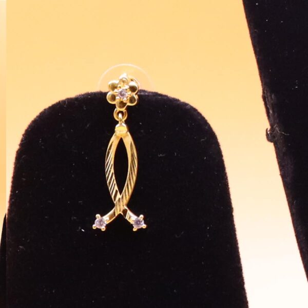 1.5 gram gold forming Gold Plated necklace Set JGP015 - Image 2