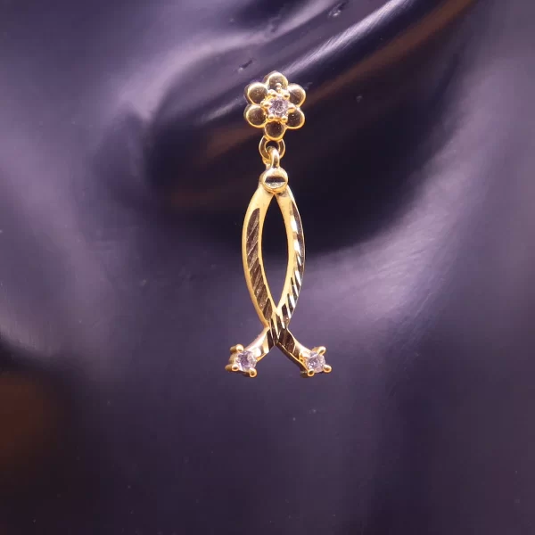 1.5 gram gold forming Gold Plated necklace Set JGP015 - Image 7