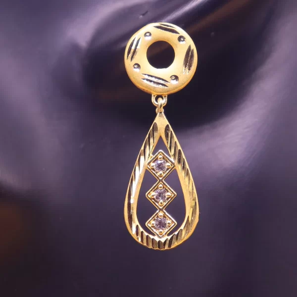 1.5 gram gold forming Gold Plated necklace Set JGP016 - Image 7