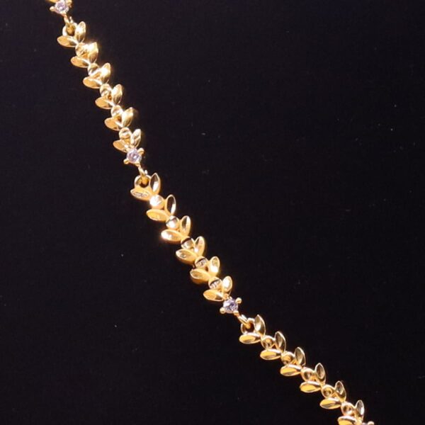 1.5 gram gold forming Gold Plated necklace Set JGP017 - Image 2