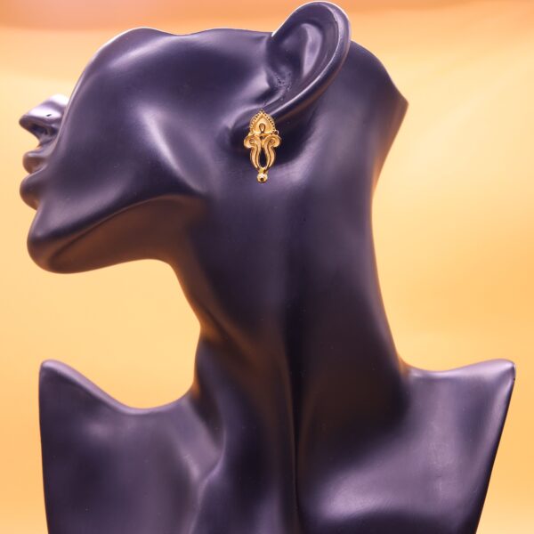 1.5 gram gold forming Gold Plated traditional necklace Set JGP024 - Image 6