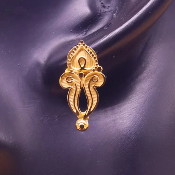1.5 gram gold forming Gold Plated traditional necklace Set JGP024 - Image 7